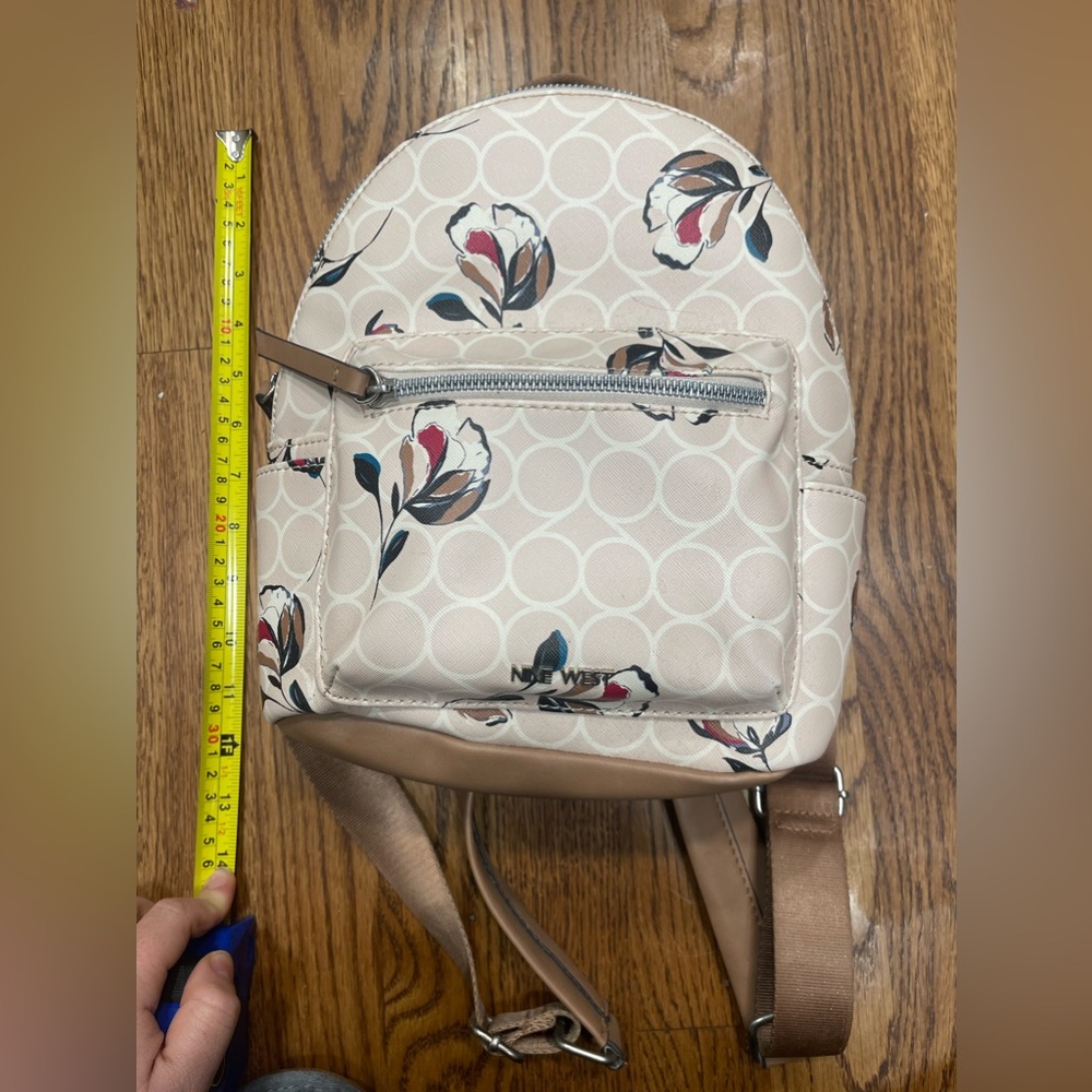 Nine West Dome Patterned Backpack - image 1